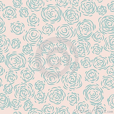 Seamless roses background Vector Illustration