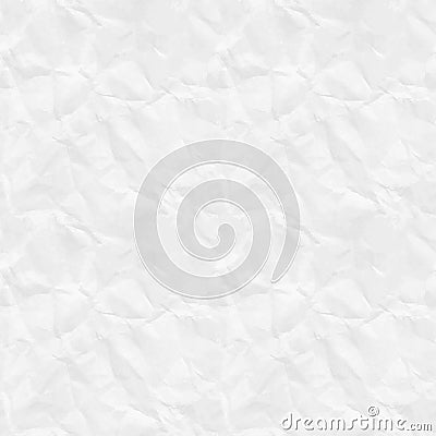 Seamless rumpled paper texture Vector Illustration