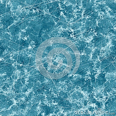 Seamless scratched skating ice pattern Stock Photo