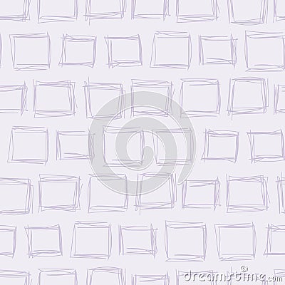 Seamless Scribble Square Background Vector Illustration