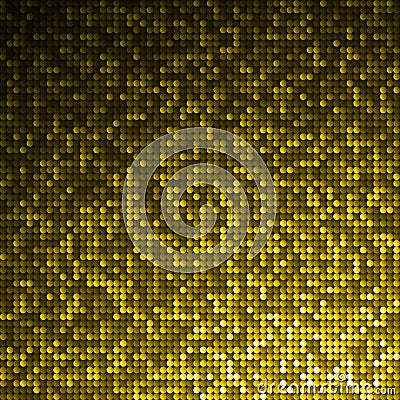 Seamless shimmer background with shiny paillettes. Stock Photo