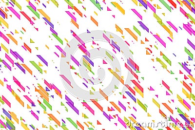 Seamless shiny green diagonal lines, triangles and diagonal blocks plating design Stock Photo