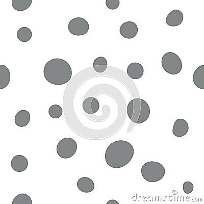 Seamless simple dots pattern, vector background. Vector Illustration