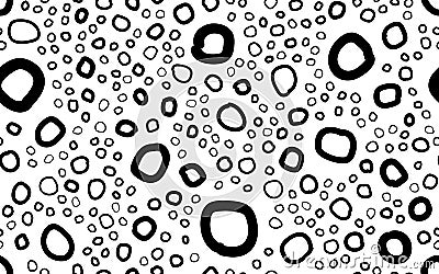 Seamless Soap Bubbles Pattern Abstract Vector Illustration