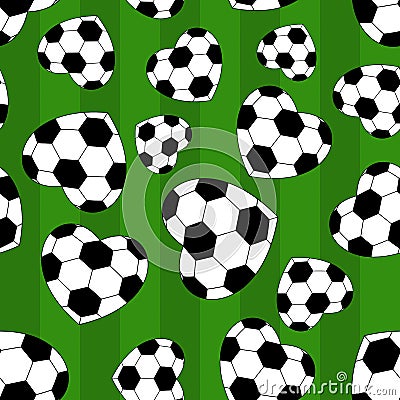 Seamless soccer ball Vector Illustration