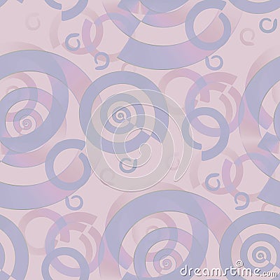 Seamless spiral pattern pink violet, purple Stock Photo
