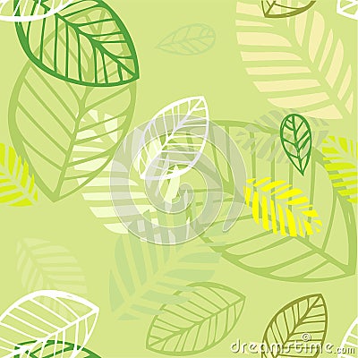 Seamless spring background Vector Illustration