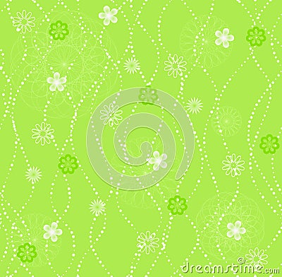 Seamless spring background Vector Illustration