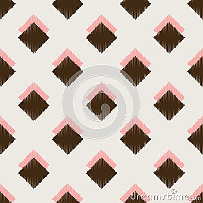 Seamless square diamond background Vector Illustration