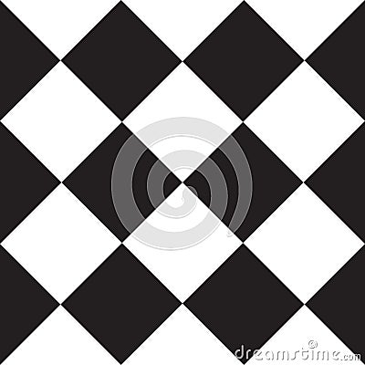 Seamless squares pattern, checkered fabric print Vector Illustration