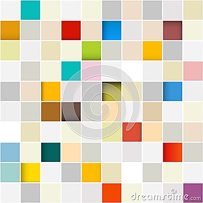 Seamless Squares Pattern. Vector Illustration