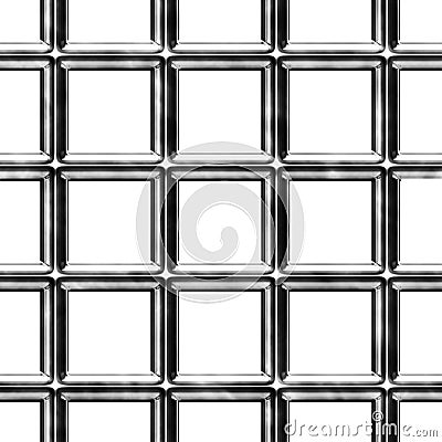 Seamless steel bars Stock Photo