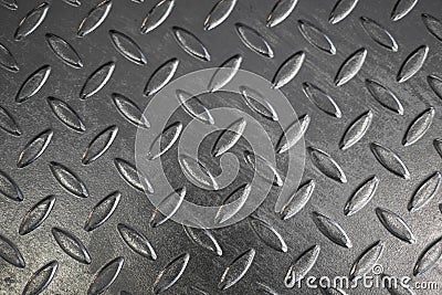 Seamless steel diamond plate texture Stock Photo