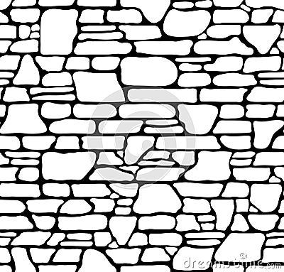 Seamless Stone Texture Vector Illustration