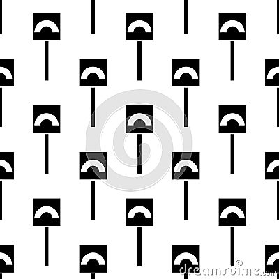 Seamless Stripe Square Inside Curvy Shape Pattern Repeated Design Fabric Textile Tile Useable Pattern Stock Photo
