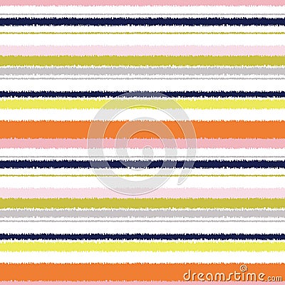 Seamless stripes textile background pattern Vector Illustration