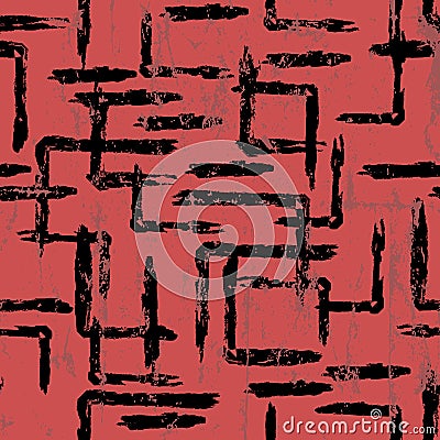 Seamless stroke background pattern Vector Illustration