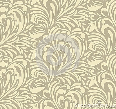 Seamless swirl pattern Vector Illustration