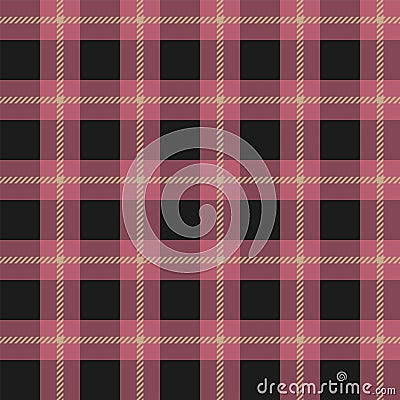 Seamless tablecloth pattern. Texture from for clothes, shirts and blankets. Scottish tartan plaid. Vector Illustration