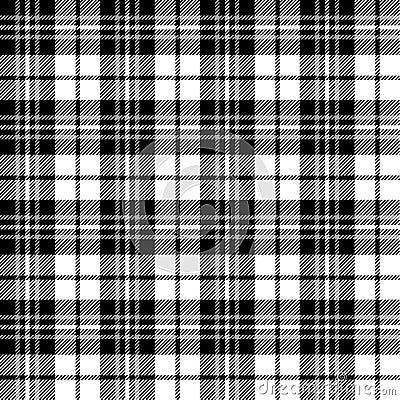 Seamless tartan pattern Vector Illustration