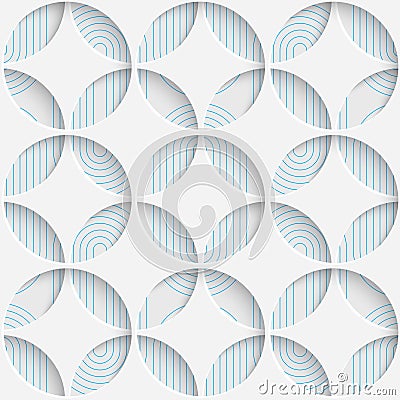 Seamless Tech Pattern. Abstract Contemporary Background Vector Illustration