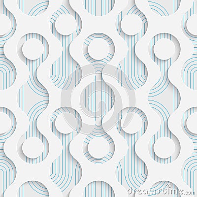 Seamless Tech Pattern. Abstract Contemporary Background Vector Illustration