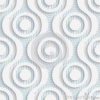 Seamless Tech Pattern. Abstract Contemporary Background Vector Illustration