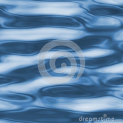 Seamless texture of blue liquid Cartoon Illustration