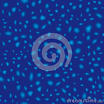 Seamless texture in blue, similar to falling snow Vector Illustration