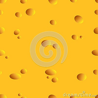 Seamless texture cheese. Vector Illustration