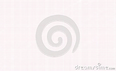 Seamless texture of graph paper, grid line paper sheet, pink straight lines on white background, Illustration business office Stock Photo