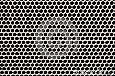 Seamless texture iron speaker grid background. Stock Photo