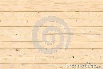 Seamless texture of a plank wall made of fresh unpainted boards Stock Photo