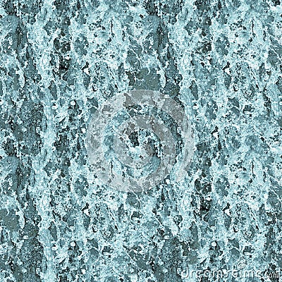 Seamless texture - water in the waterfall Stock Photo