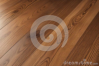 seamless texture of a wooden wall varnished, AI generator Stock Photo