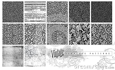 Seamless Textures and Patterns Stock Photo