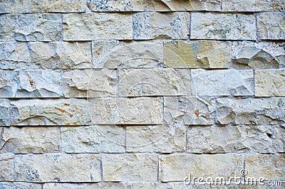 Seamless tiling stone wall. Stock Photo