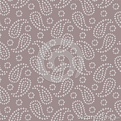 Seamless traditional Indian bandanna pattern Stock Photo