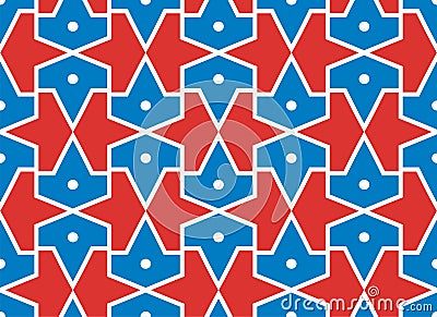 Seamless traditional islamic vector pattern -girih Vector Illustration