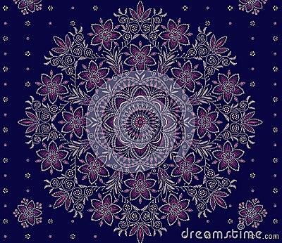 Seamless traditional pattern Stock Photo