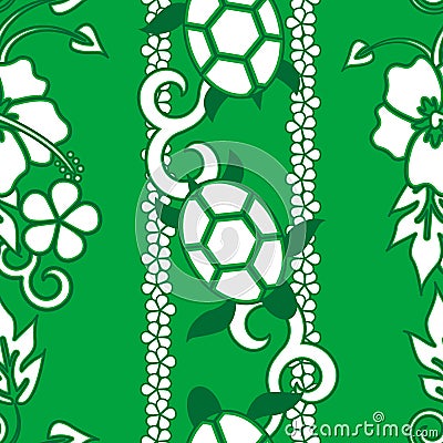 Seamless Turtle Pattern Vector Illustration