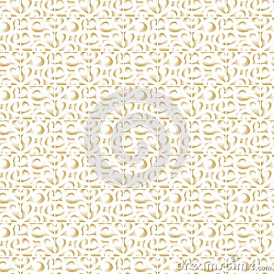 Seamless vector abstract lacy grid pattern with swirl lines Vector Illustration