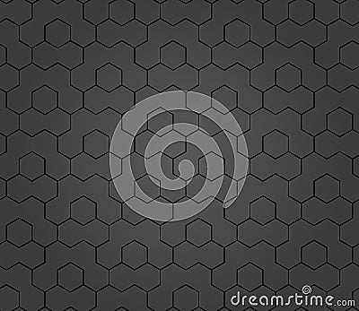 Seamless Vector Abstract Pattern With Octagonal Shapes Vector Illustration