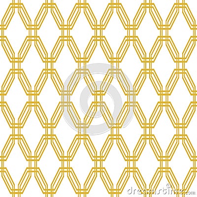 Seamless Vector Abstract Pattern With Octagonal Shapes Vector Illustration