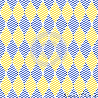 Seamless vector abstract pattern. symmetrical geometric repeat background with decorative rhombus. Simle print, graphic design for Vector Illustration