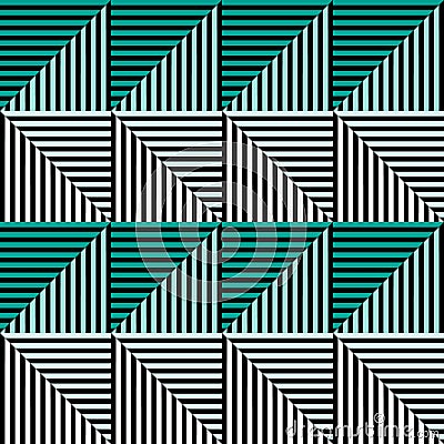 Seamless vector abstract pattern. symmetrical geometric repeating background with decorative rhombus, triangles. Simle graphic des Vector Illustration