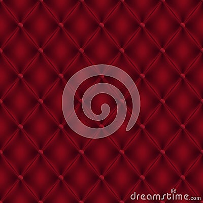 Seamless Vector Boudoir Style Red Leather Background Vector Illustration