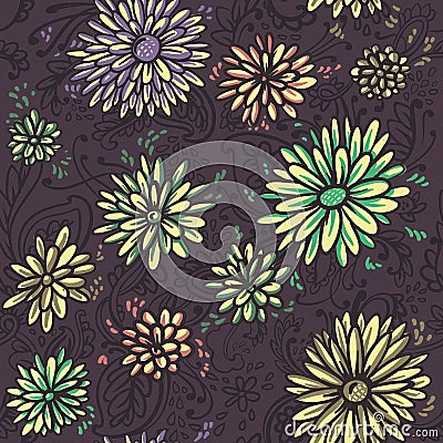 Seamless vector illustration. the texture. bright Vector Illustration