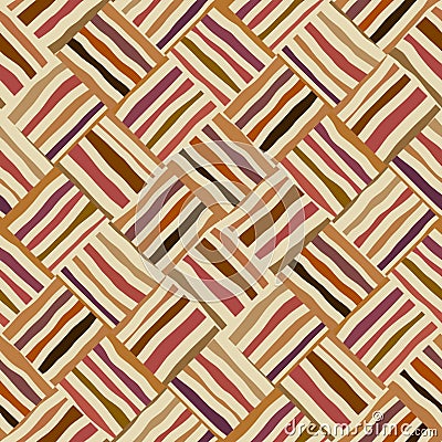 Seamless vector image. Beige herringbone geometric pattern . Tribal native style. Vector image Vector Illustration