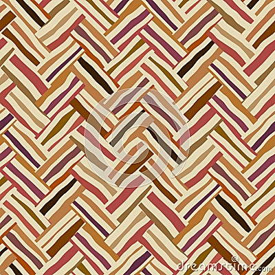 Seamless vector image. Beige herringbone geometric pattern . Tribal native style. Vector image Vector Illustration